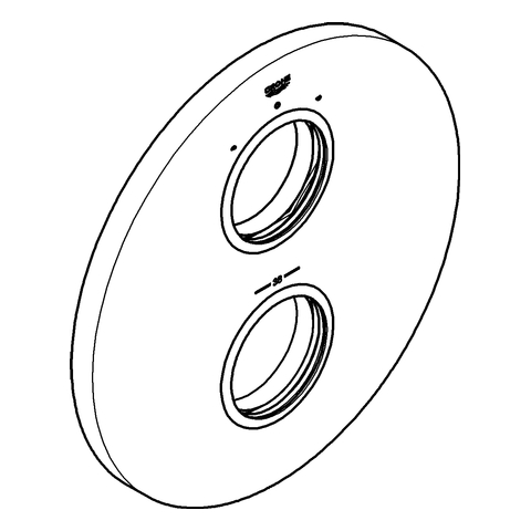 GROHE Rosette 47816 chrom