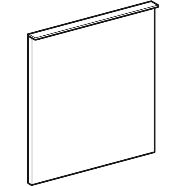 Geberit Tür rechts für iCon US für HWB Breite 38 cm, weiß