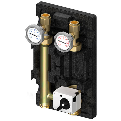 Flamco Pumpengruppe MK mit Stellmotor 1 1/4", ohne Pumpe Flamco Pumpengruppe MK mit Stellmotor 1 1/4", ohne Pumpe