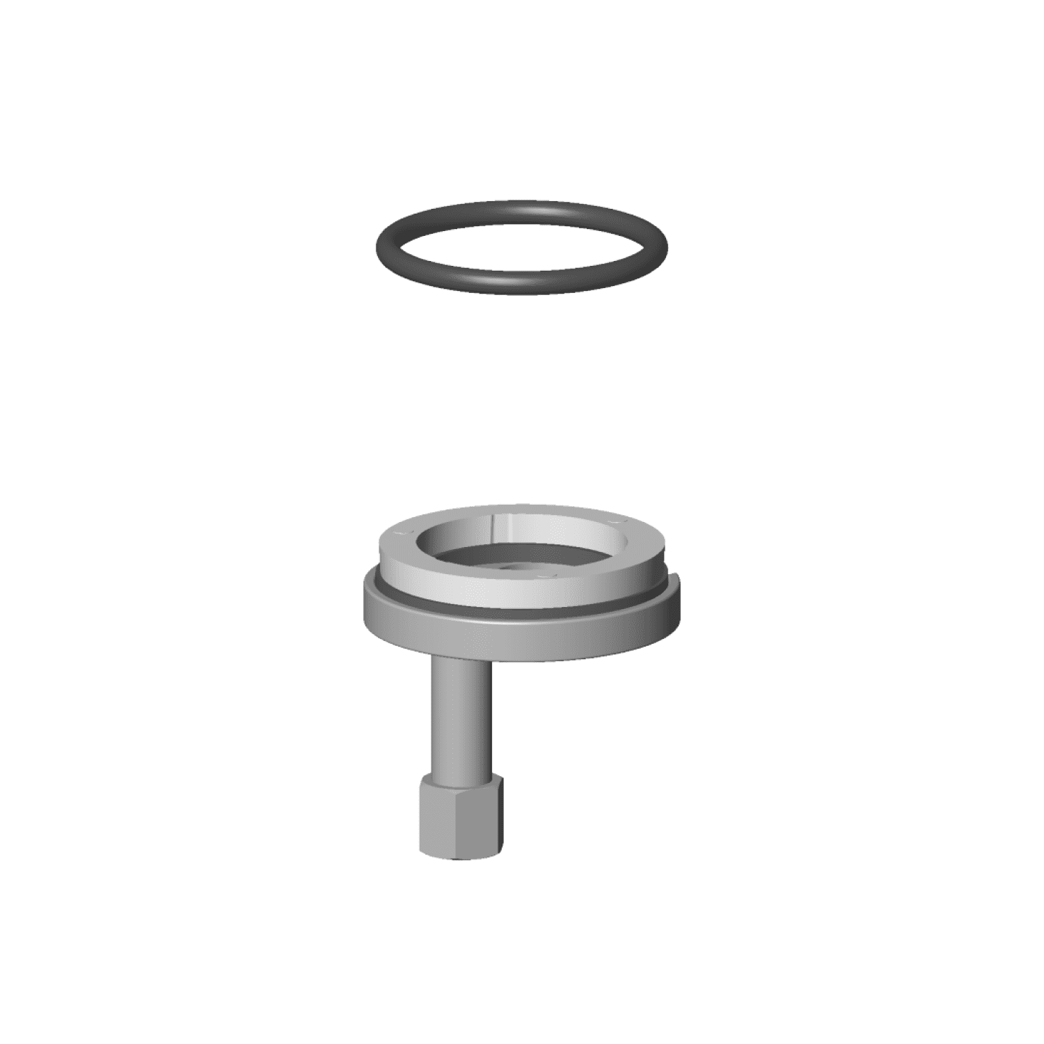 DO Befestigung mit O-Ring D40 x 4 mm ERSATZTEILE 04301108597 D 52 x 1,5 mm