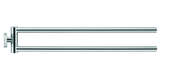 DU Karree Handtuchhalter, Chrom, 450x68x75 mm, Anzahl Arme: 2, Schwenkbar
