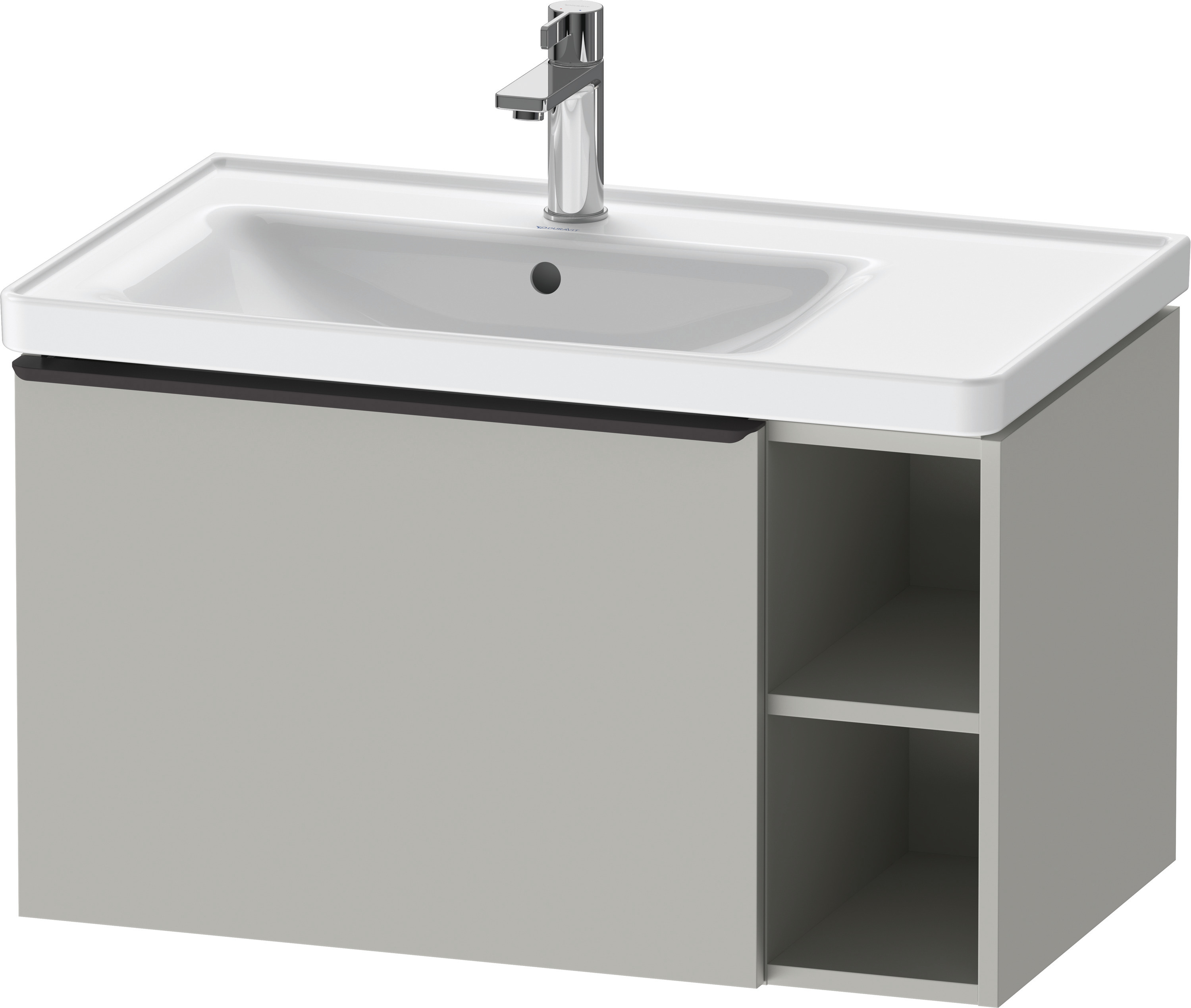 Duravit D-Neo WTU,Wdh,AZ:1,Fä.RE:2,Gr:Dia Sch 784x452x440mm,Betongrau Matt,Dekor