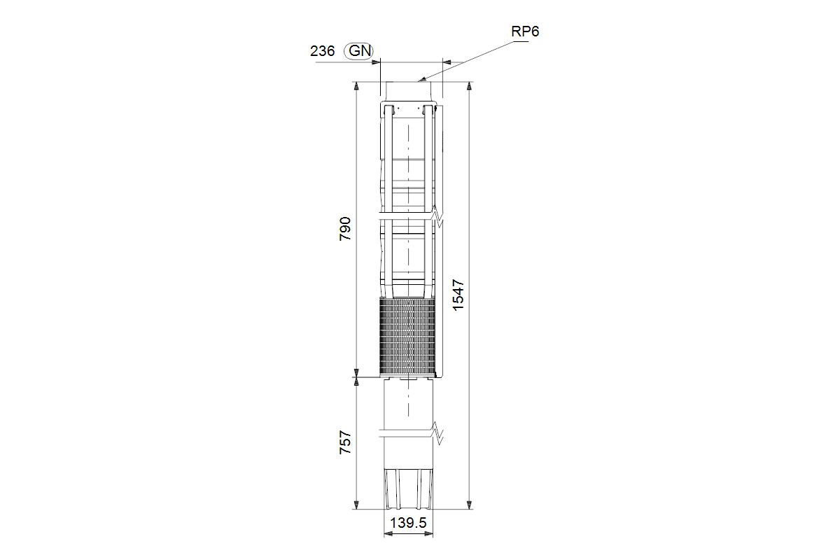 GRUNDFOS Unterwasserpumpe SP215- 1 Rp6 6in3X380-415/50 18.5kW