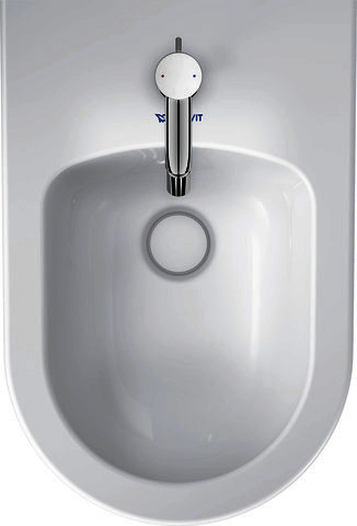 DU Wandbidet White Tulip, 540mm, Weiß mit ÜL, mit HLB, 1 HL