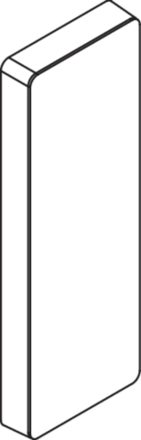 HEWI Abdeckung mobiler SK-Griff (A), egp, Rahmen Kst. anthrazitgrau