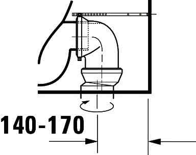 DU Stand-WC Kombi Duravit No.1,Weiß, 650mm,riml,TS,Abg.waagr.,var.Zul.,