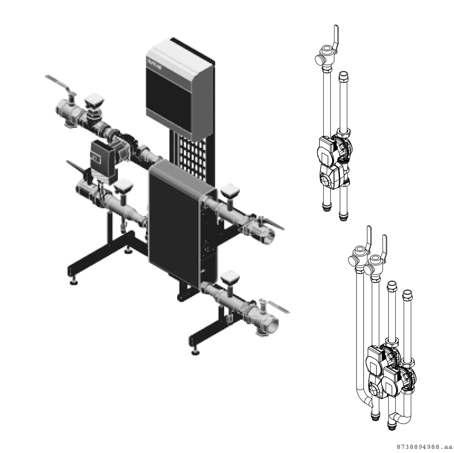 BOSCH natürliche Kühlstation PCU 45 45kW Kühlleistung