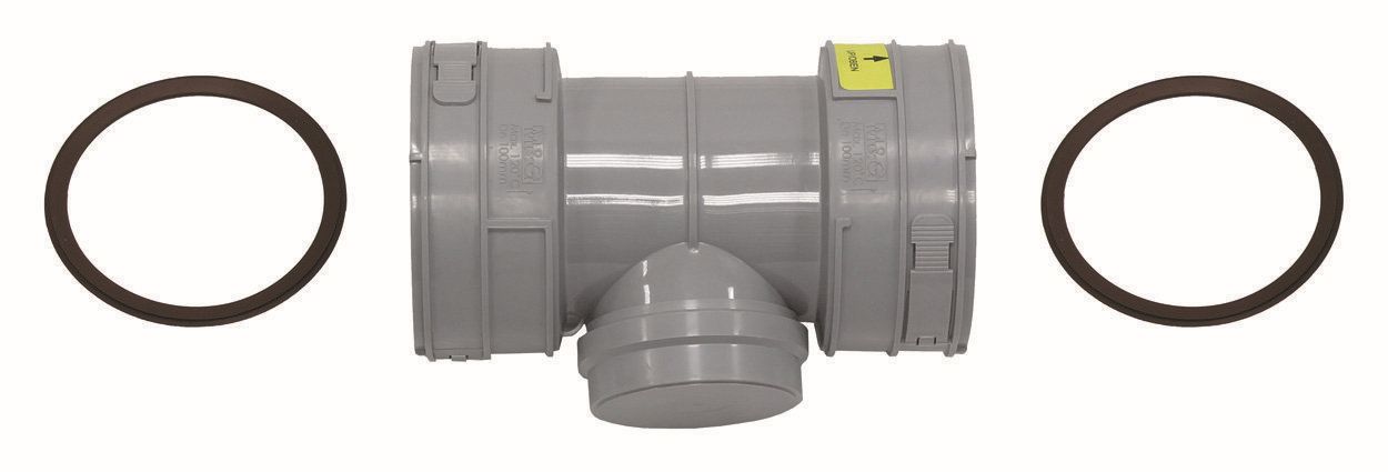 Vaillant Set 2 Revisionselement, Brennw. für flexible Abgasleitung DN 100, PP