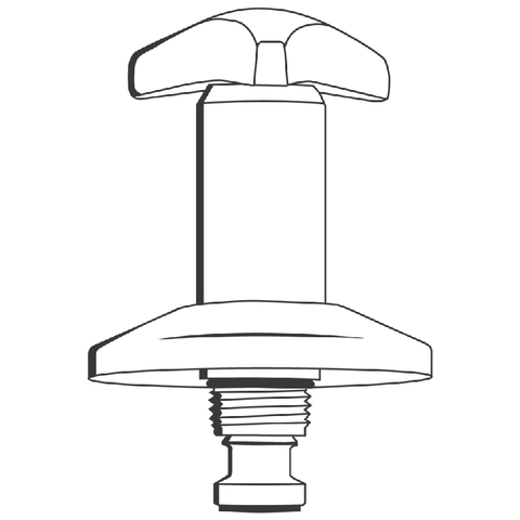 GROHE Oberteil 11502 für UP-Ventile Trecorn Griff Markierung rot 1/2" chrom