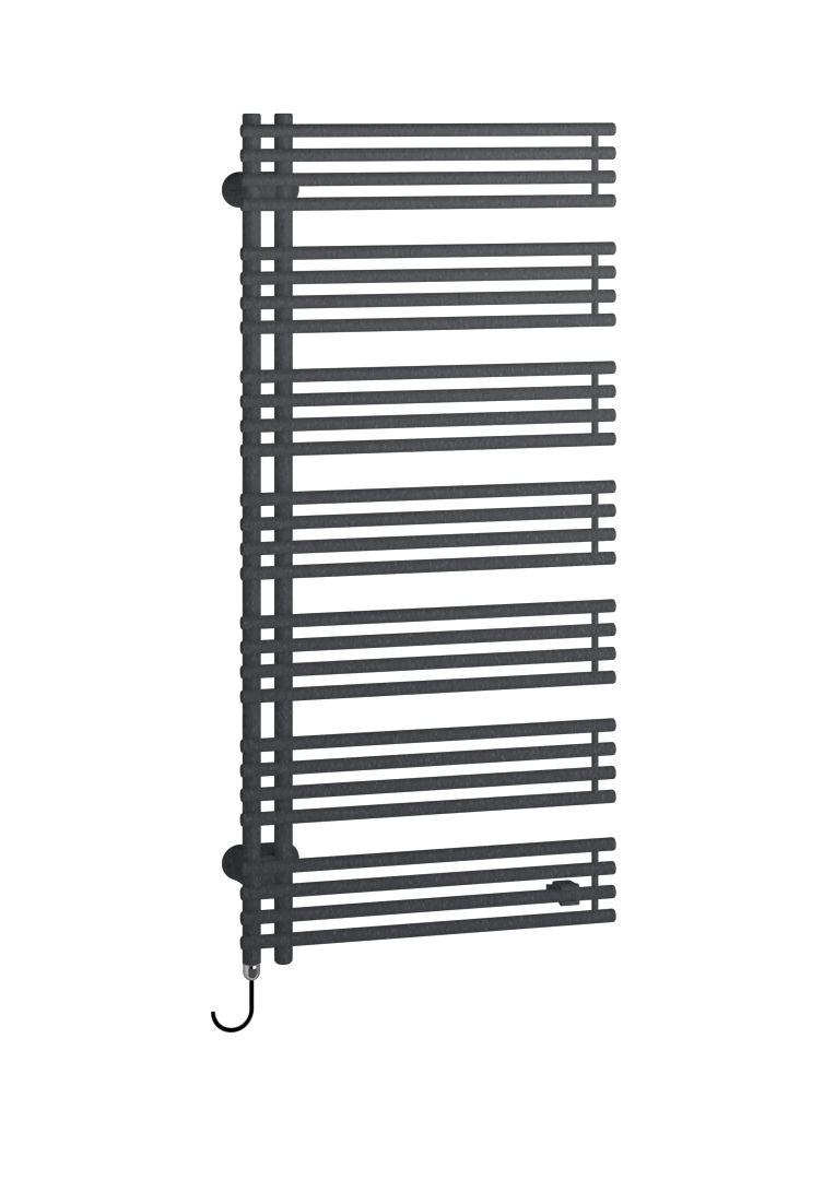 Kermi Diveo -E BH1320x46x450mm P=600W,anthracite grey, WWS swz, links