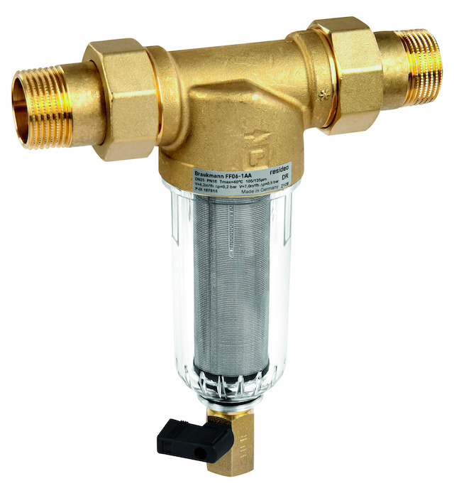 Resideo Feinfilter MiniPlus FF06 Messing AA, R1