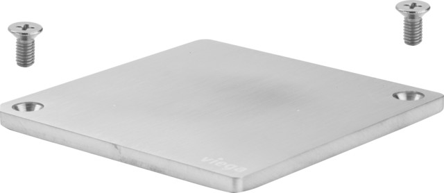 Viega Platte 4933.11 in 100x100mm Edelstahl