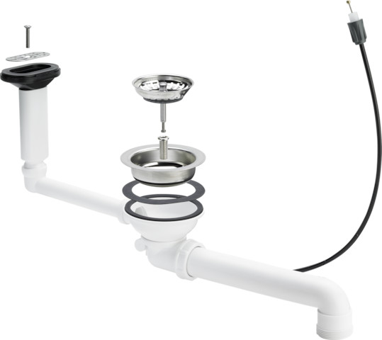 Viega Ablaufventilset 7139.163 in Kunststoff weiss