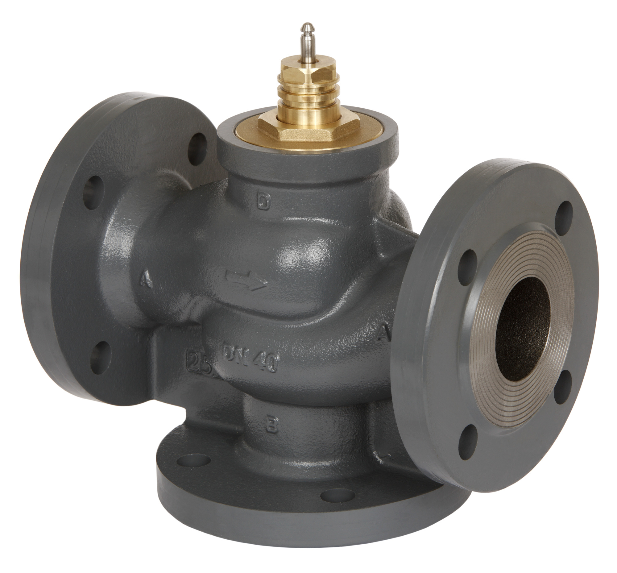 Danfoss 3-Wege-Ventil VL3 DN 40, kvs 25, PN6, Flansch