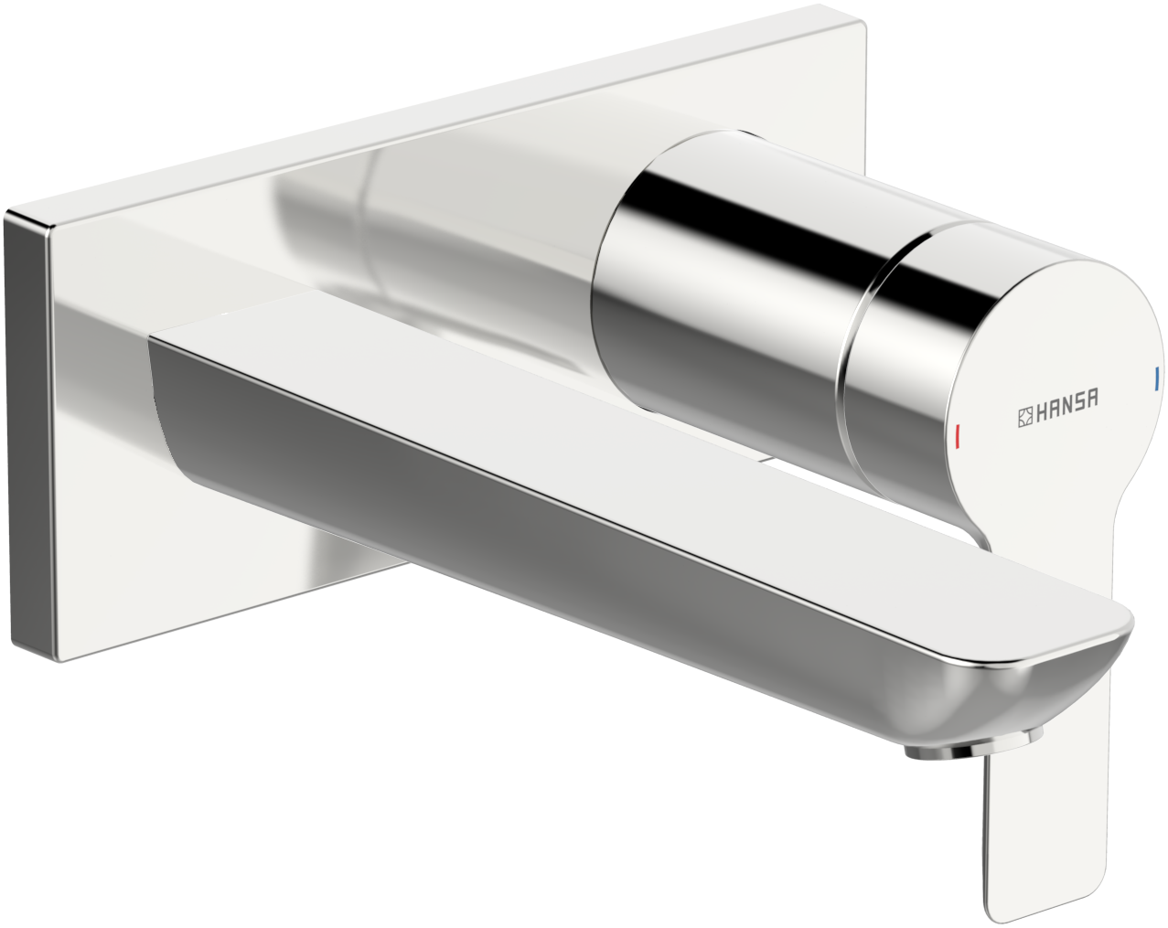 Hansa EHM FM-Set f. WT-Batt. HANSALIGNA 4489 Ros. eckig Ausld. 190 mm DN 15 chr