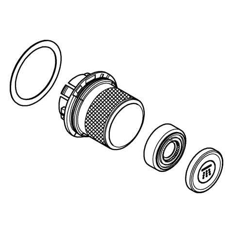 GROHE Druckknopfbetätigung 48361 für SmartControl Unterputz nickel