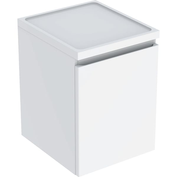 Geberit Renova Plan Seitenschrank, 1 Schubl. 40x55x44,5cm, weiß