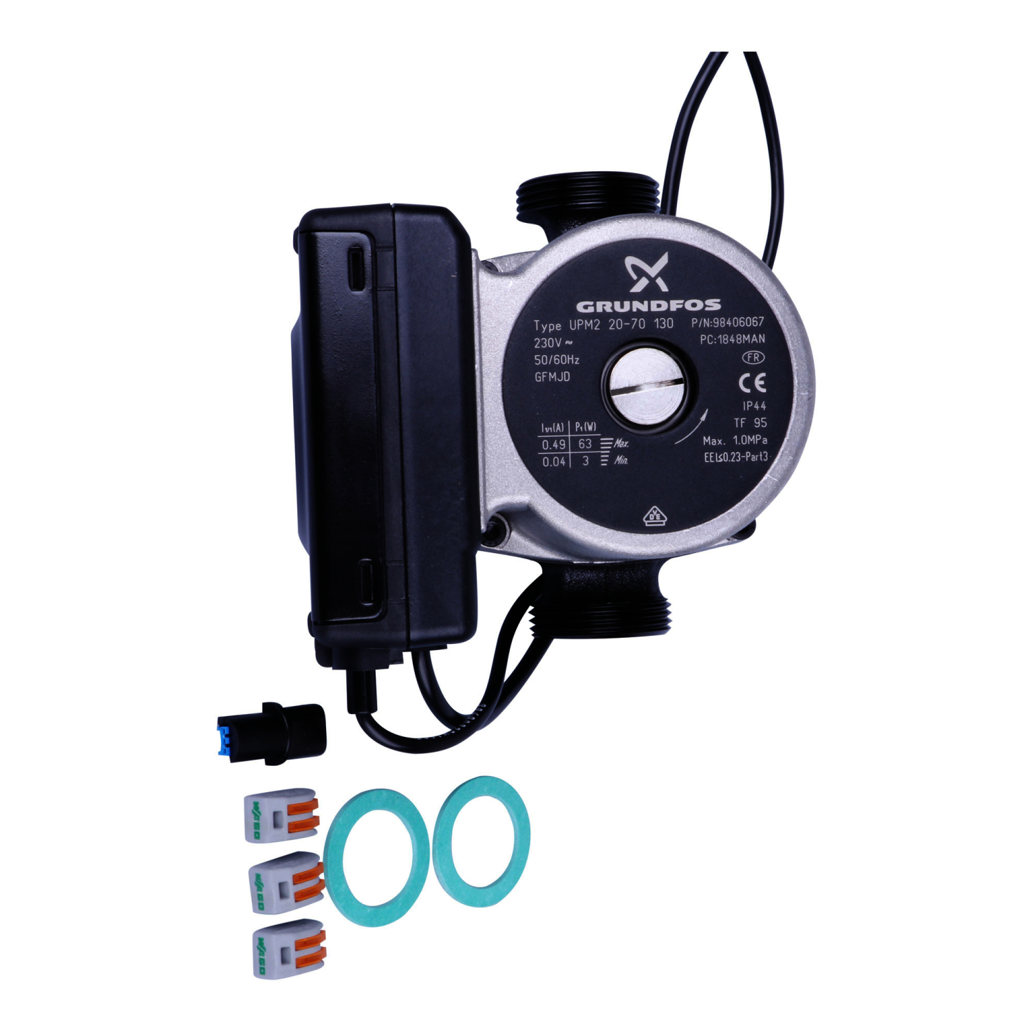MHG Umwälzpumpe UPM2 20-70,130x1 1/4", kpl., für ProCon HT 150, 225