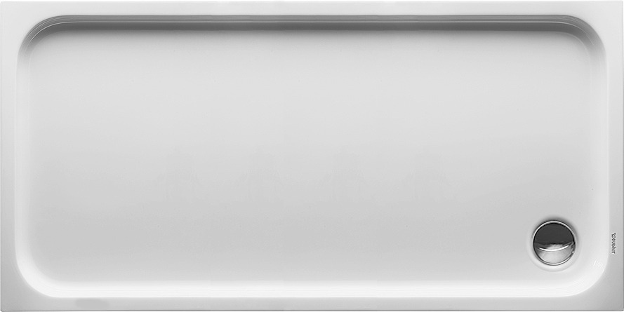 DU D-Code Duschwanne, Rechteckig, 1500x750x85 mm, Weiß, Sanitäracryl