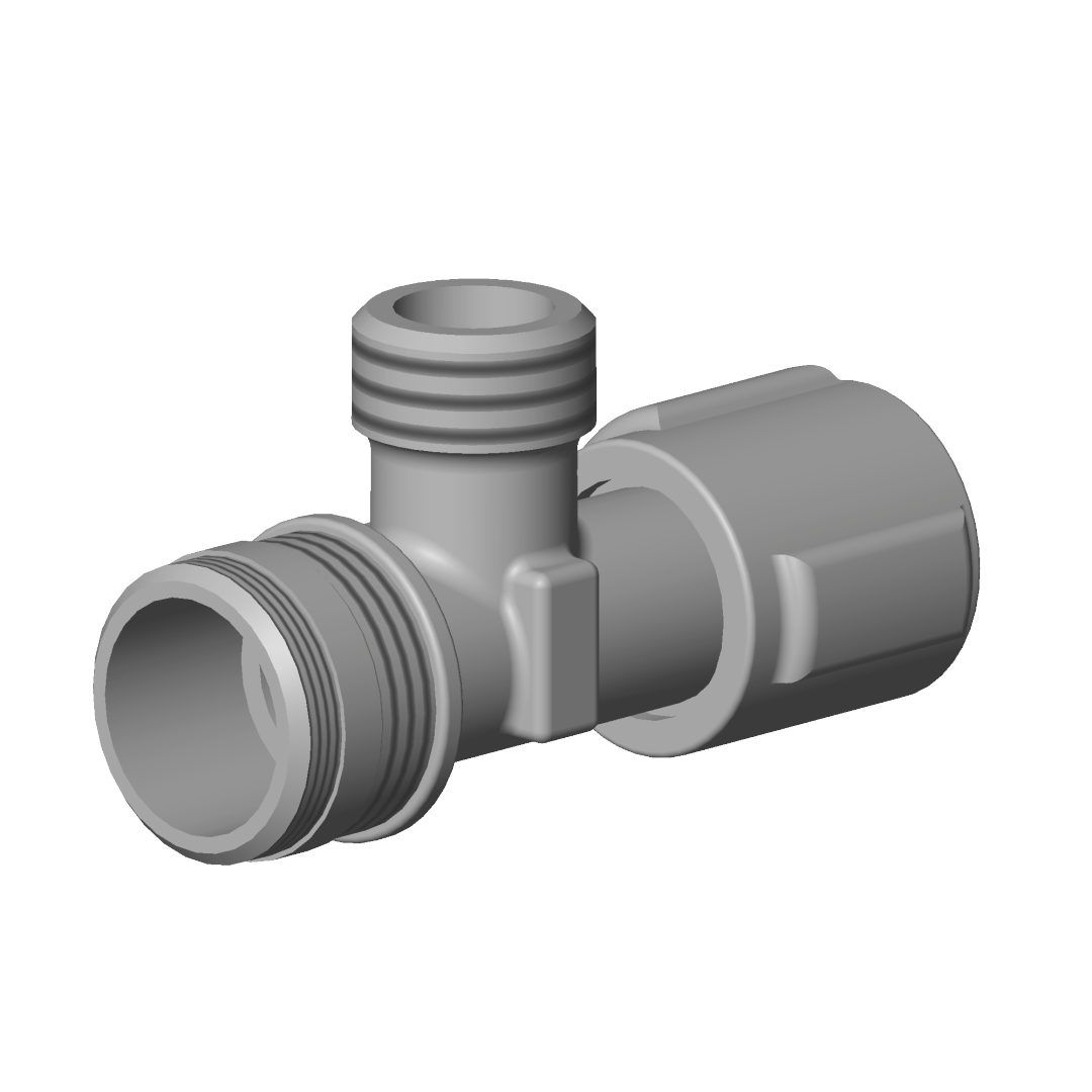 DO Anschluss für Eckventil ERSATZTEILE 04170200300 D 54 x 50 mm Chrom