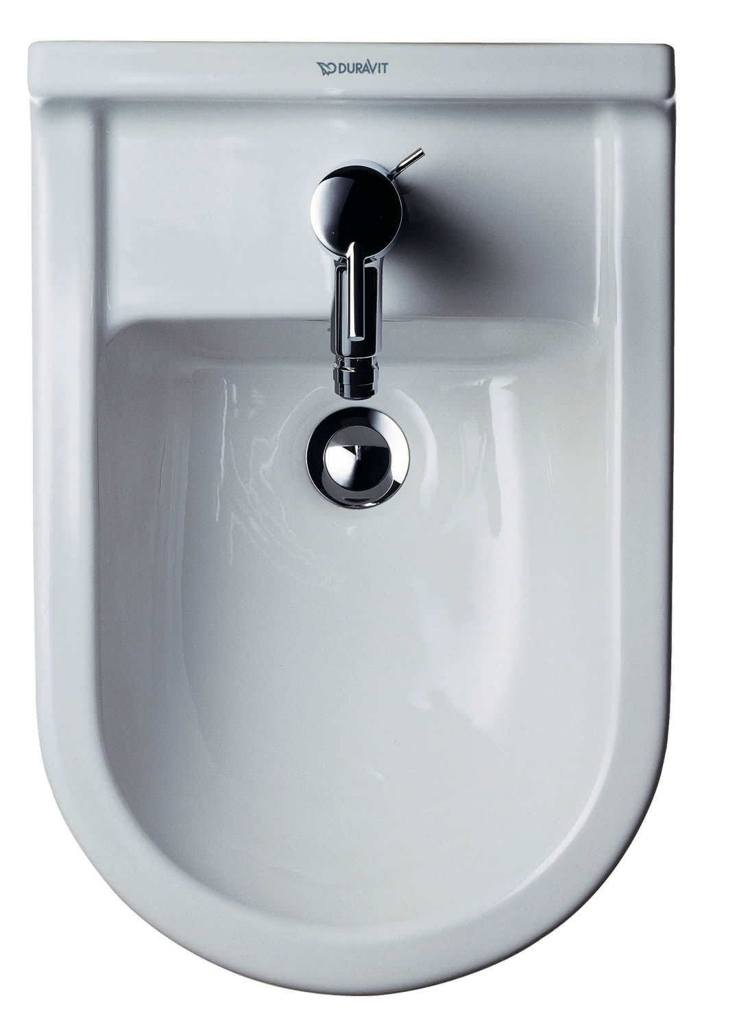 DU Stand-Bidet Starck 3 560 mm mit ÜL, mit HLB, 1 HL, weiß