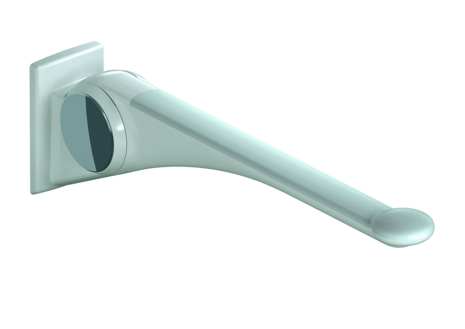 HEWI Stützklappgriff Premium,700 mm weiß hochgl.- weiß matt