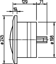 Helios BTK 200 Brandschutz-Tellerventilklappe