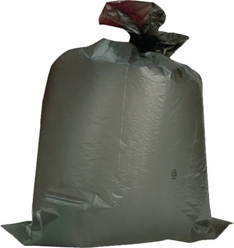 Kunststoffsack 120l LD-PE grau 100 µm B700xL1100mm 150St./Karton Kunststoffsack 120l LD-PE grau 100 µm B700xL1100mm 150St./Karton