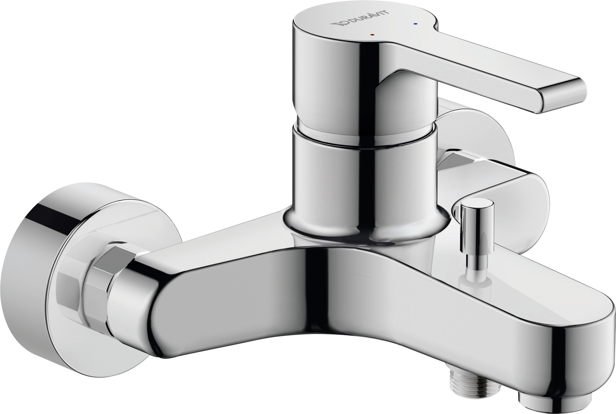 DU B.2 Einhebel-Wannenmischer Aufputz Keramikmischsystem, Chrom HG