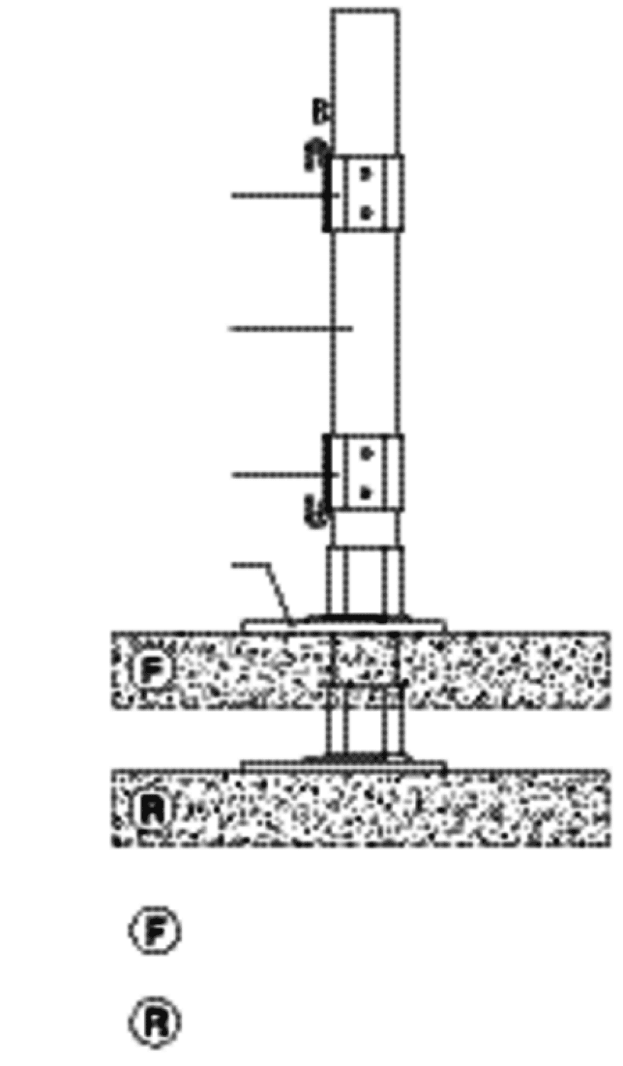 Zehnder Standkonsole STF 1 zum Anschrauben 960mm, 718131