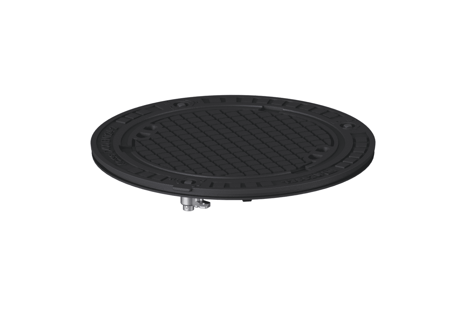 KESSEL-Abdeckplatte Klasse D, Grauguss, Lock & Lift