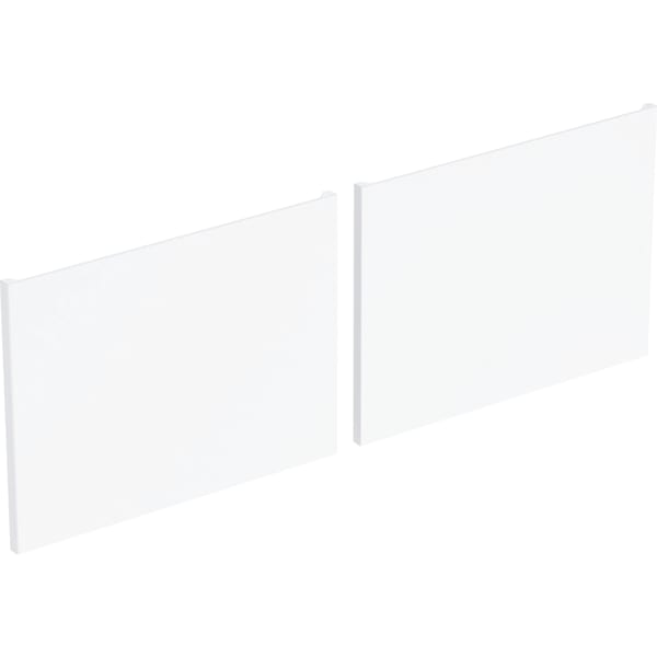 Geberit Schubladenfront Set, weiß für Renova Plan WTU, zu WT B:130cm