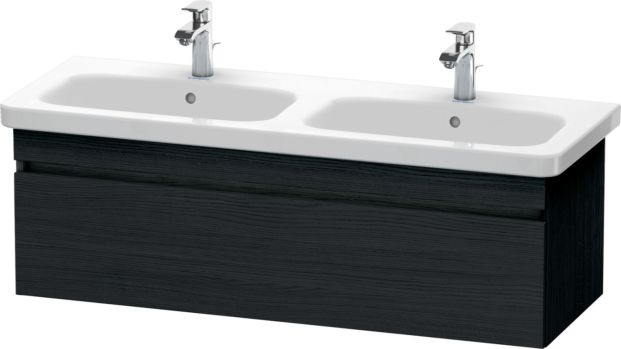 Duravit WTU wandh. DuraStyle 448x1230x398mm 1Ausz.,233813, Eiche Schwarz