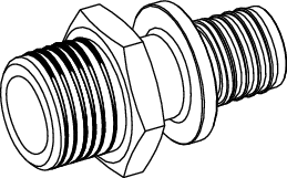 TECEflex Übergangsnippel Dim. 40 x R 1 1/4", Siliziumbronze