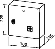 Helios RDS 2 Trafo-Drehzahlsteller mit Motorvollschutzeinr. 3-PH, 2,0 A