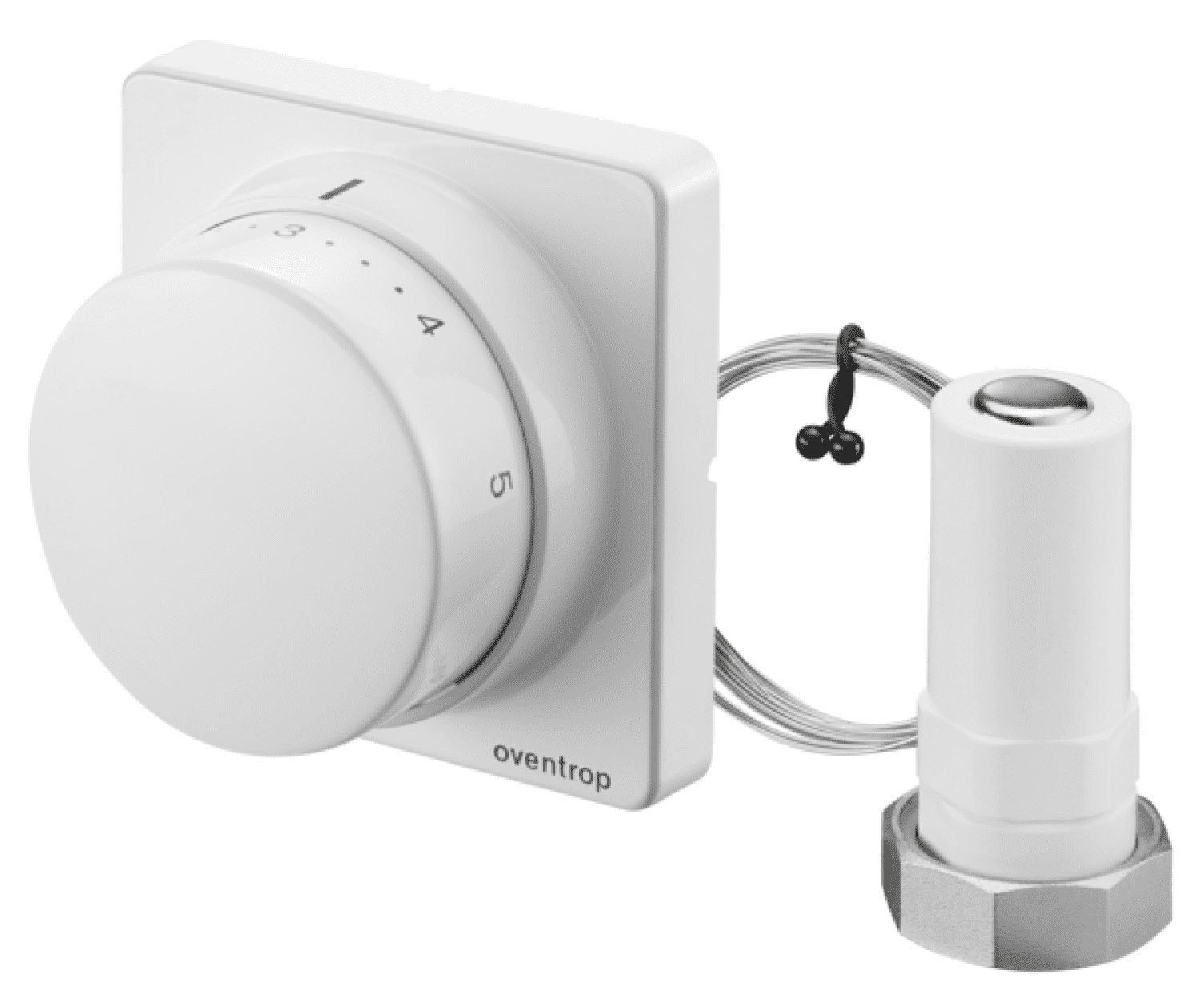 OVENTROP-Thermostat "Uni FHU" 7-28 C, 0 * 1-5, Fernverstellung 5m