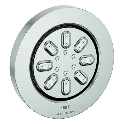 GROHE Seitenbrause 26801 Rainshower Aqua rund 2 Strahl 3,3 l/min supersteel GROHE Seitenbrause 26801 Rainshower Aqua rund 2 Strahl 3,3 l/min supersteel