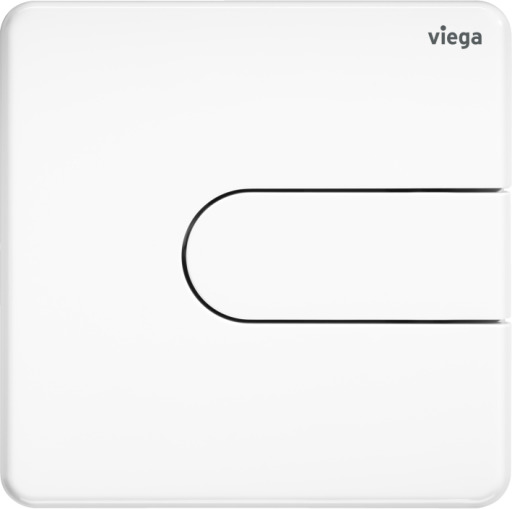 Viega Urinal Ausstellungsplatte VfS 23 8613.29 aus Kunststoff in weiß alpin