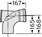Vaillant Revisions-T-Stück (Bogen) 87 Gr 110 mm Vaillant Revisions-T-Stück (Bogen) 87 Gr 110 mm