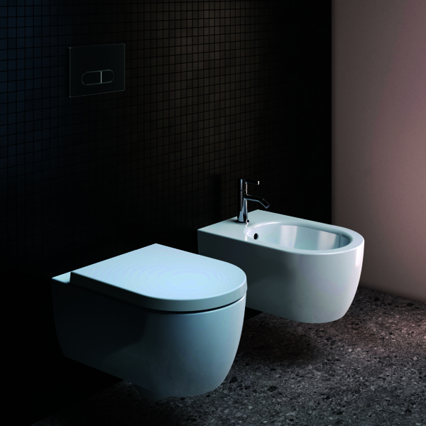 IS Wandtiefspül-WC Blend Curve AquaBlade 360x545x340mm Weiß