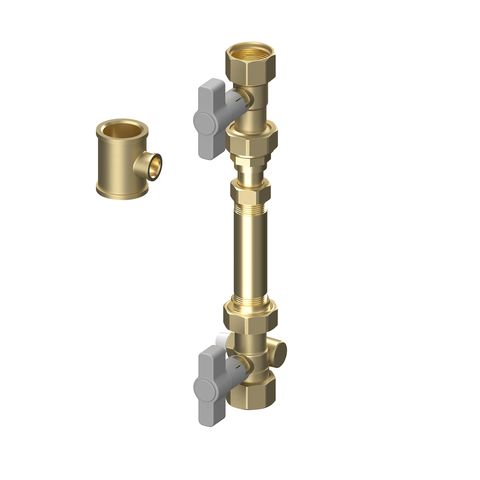 Flamco Zählereinbaustrecke für DN 32 Pumpengruppen