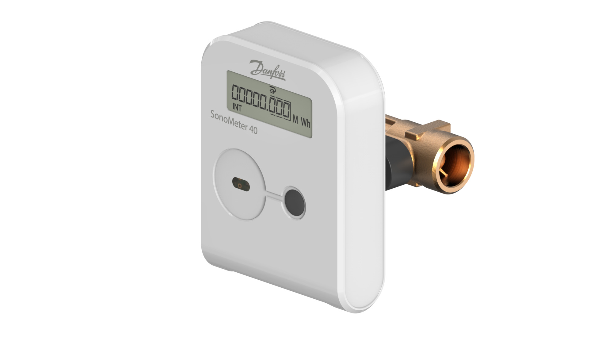 Danfoss Wärmezähler SonoMeter 40 QP1,5 DN15 RL PN25 Batt OMS Pu IP65 kWh