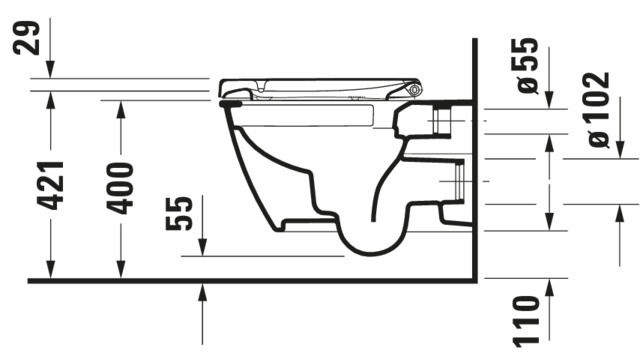 Duravit WC-Sitz Darling New, Scharniere edelstahl, ohne Absenkautomatik