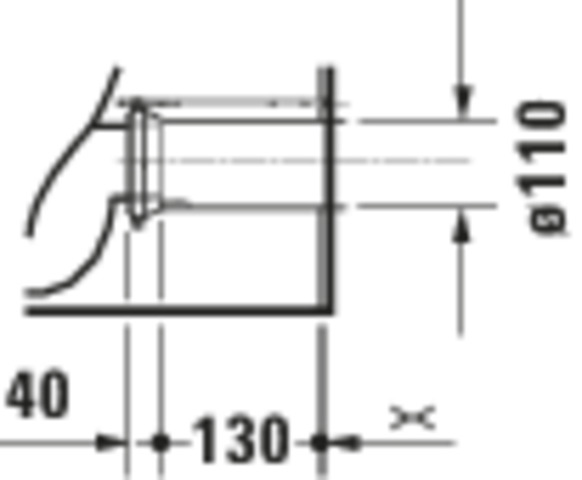 DU D-Code 2.0 Stand WC,TS 570mm, Rimless,Abg .Waagr.,Weiß