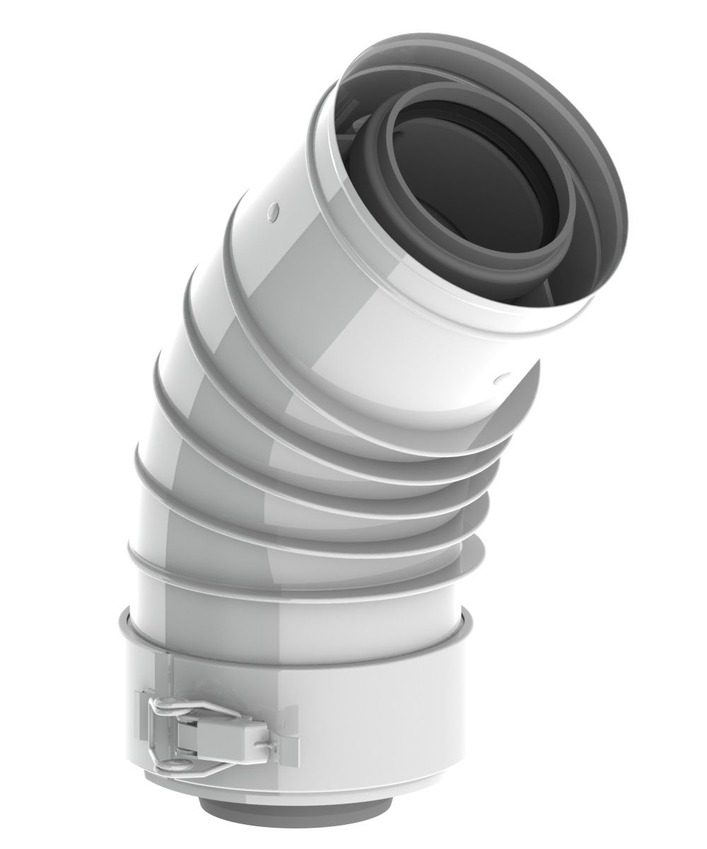 Remeha Bogen PPS DN 100/150, 45 Grd.