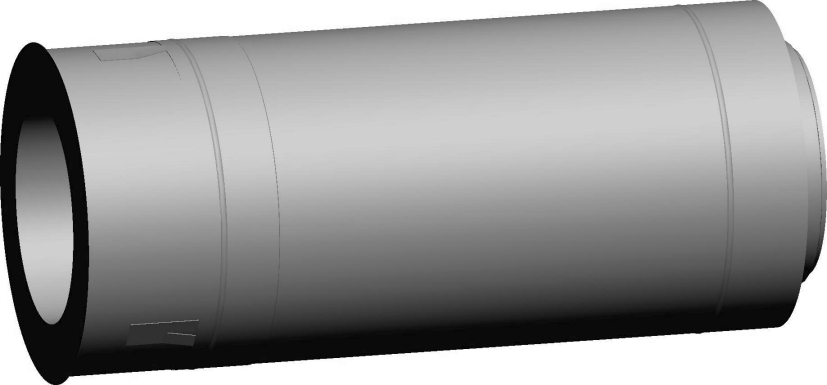 Wolf Mauerdurchführung DN200/300 500 mm, aus Edelstahl/PP Wolf Mauerdurchführung DN200/300 500 mm, aus Edelstahl/PP