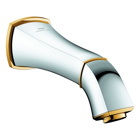 GROHE Wanneneinlauf Grandera 13484 Wandmontage Ausladung 177mm chrom/gold