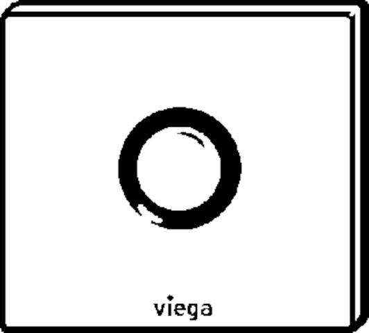 Viega Ausstattungsset Visign for Public 8326.65 in Edelstahl gebürstet