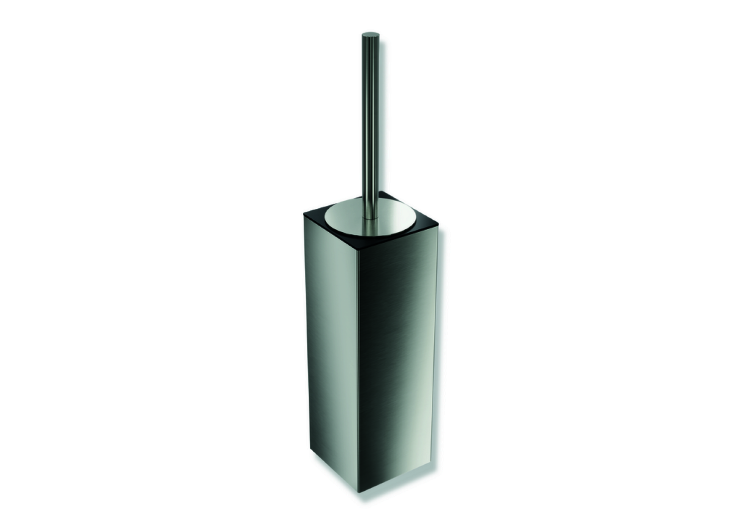 HEWI WC-Bürstengarnitur Sys 900 Q, m. Deckel, matt-schliff