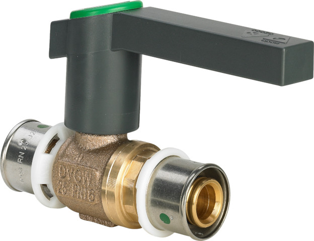 Viega Kugelhahn Sanfix P 2170 in 16mm Rotguss